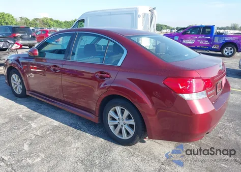 2010 Subaru Legacy 2.5I Premium из США, поврежденный, VIN 4S3BMBC63A3220192